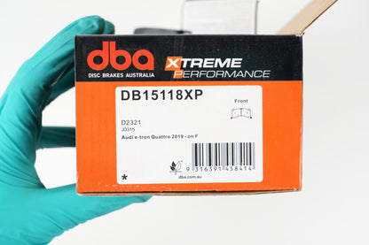 DBA Front XP Performance Brake Pads w/400mm Front Rotor | Audi e-tron Quattro (19-21) (DB15118XP)