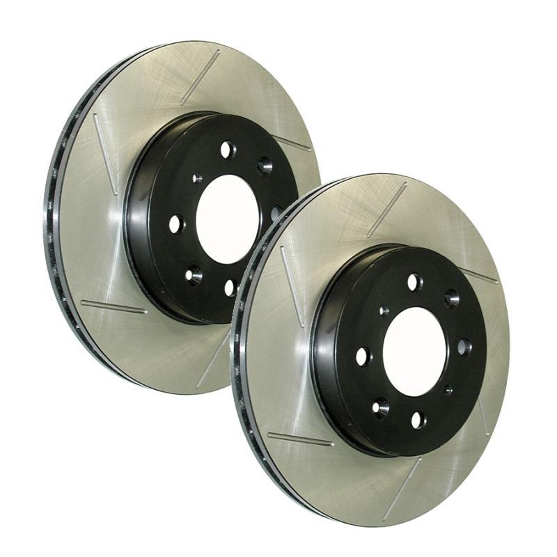 StopTech 126.44157CSL Sport Rear Driver Side Brake Rotor for 07-19 Toyota Tundra
