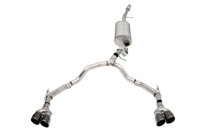 CORSA Sport / 3.0 in DRE 4.0 in Twin Tips | Chevy Suburban/GMC Yukon XL 21-23 (21128BLK)