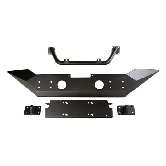 Rugged Ridge 11548.41 Spartan Front Bumper With Overrider For Jeep Wrangler