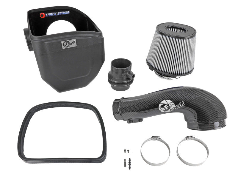 aFe 57-10019D Track CF Intake System w/Pro DRY S Filter for Nissan Patrol