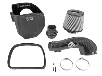 aFe 57-10019D Track CF Intake System w/Pro DRY S Filter for Nissan Patrol