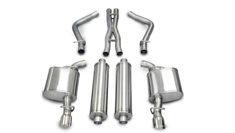 CORSA Xtreme / 2.5 in Cat-Back Single 3.5 in Tips | 05-10 Charger Magnum Chrysler 300 5.7L (14439)