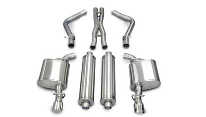 CORSA Xtreme / 2.5 in Cat-Back Single 3.5 in Tips | 05-10 Charger Magnum Chrysler 300 5.7L (14439)