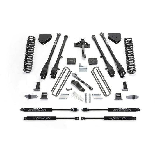 Fabtech 6" 4-Link System w/ Coils & Stealth | Ford F450/F550 4WD (08-10) (K2054M)
