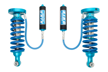 King Shocks 2.5 Performance Coilovers w/ Remote Reservoir Non-Adjustable Shocks Set w/0-3" lift - 2014-2024 Ford Expedition 4WD