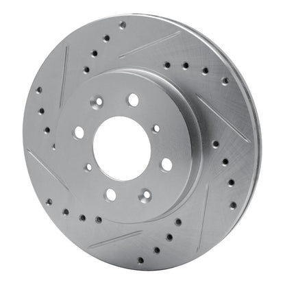 R1 90-17 Acura EL F&R Drilled & Slotted Silver Brake Rotor (631-59016L)