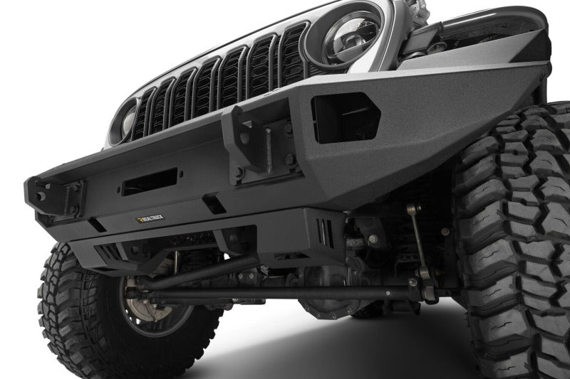 Go Rhino 18-26 Jeep Wrangler JL/JLU (Excl. LED Fog Lights) Trailline Front Bumper - Tex. Blk