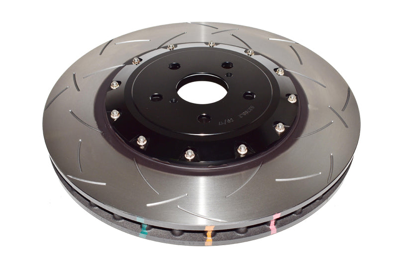 DBA 5000 Series T3 Slotted Front Rotor w/ Black Hat | Lexus GS F (16-20) (DBA52788BLKS)