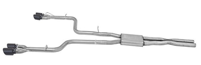 Gibson Black Elite 2.5in Dual Cat-Back Exhaust | Dodge Challenger R/T (15-16) (617009-B)