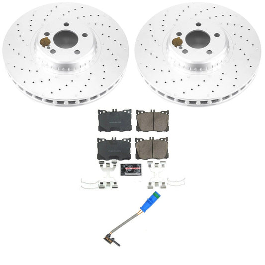 PowerStop Front Z23 Coated Brake Kit | Mercedes-Benz E53 AMG (22-23) (CRK9260)