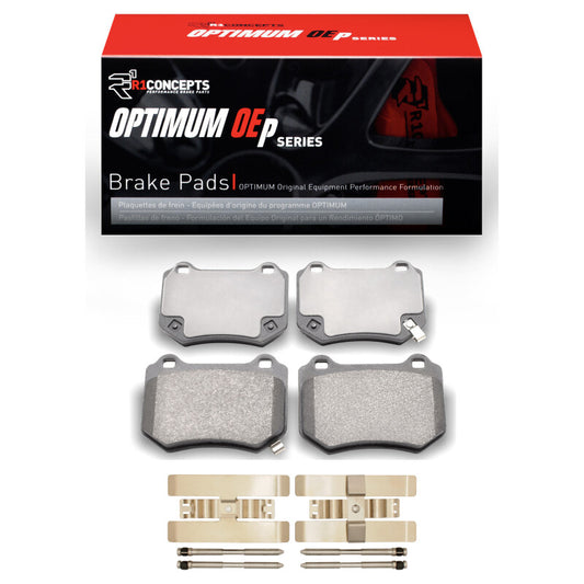 R1 2018-2025 Subaru WRX Rear Optimum OE Brake Pads & Hardware Kit | Subaru WRX (14-21) R1-2118-01