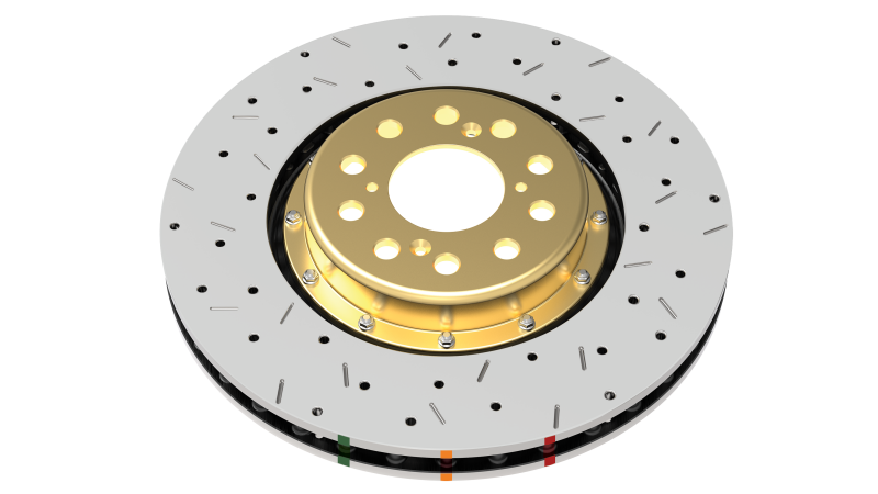 DBA 2021+ Dodge Challenger Hellcat 5000 Series 2-Piece Drilled & Slotted Front Brake Rotor w/M6 Nuts