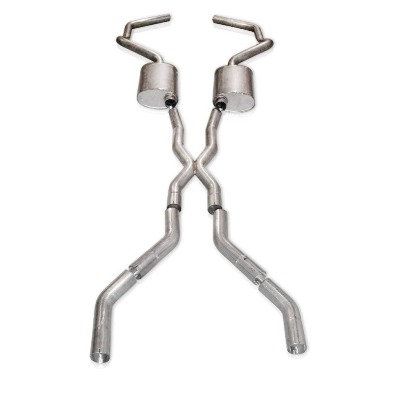 Stainless Works 2.5in Stainless Exhaust with X-Pipe | Chevrolet Camaro (67-69) (CA676925CS)