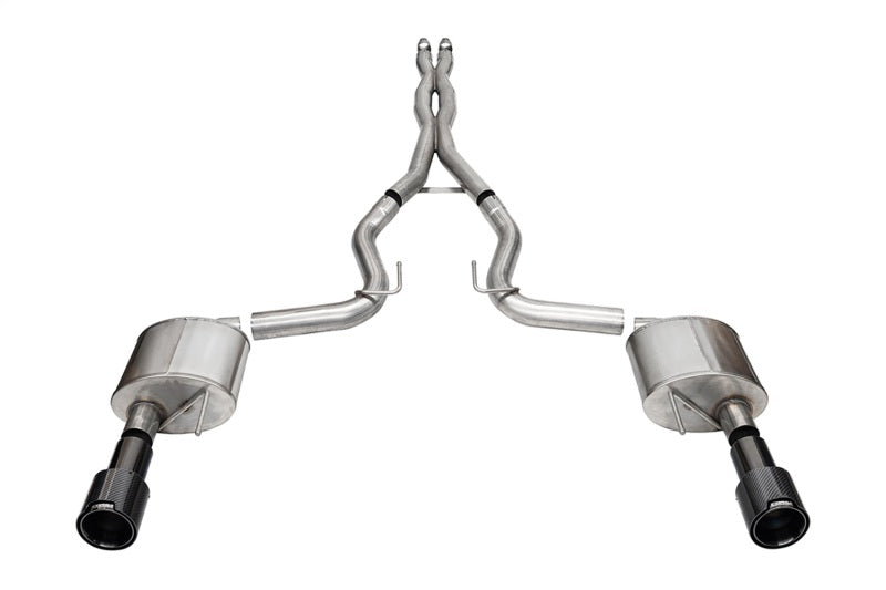 CORSA Xtreme Sport 3.0 in Cat-Back | Mustang GT (21251CF, 21255CF)