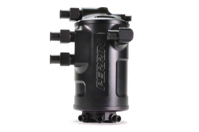 Perrin PSP-ENG-620BK Air Oil Separator Black for 2002–2021 Subaru WRX/STI EJ