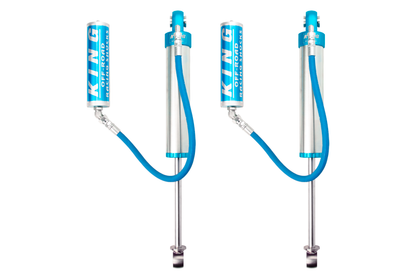King Shocks 2.5 Performance w/ Remote Reservoir Non-Adjustable Shocks Set - 1984-2020 Toyota Land Cruiser 79 Series 4WD