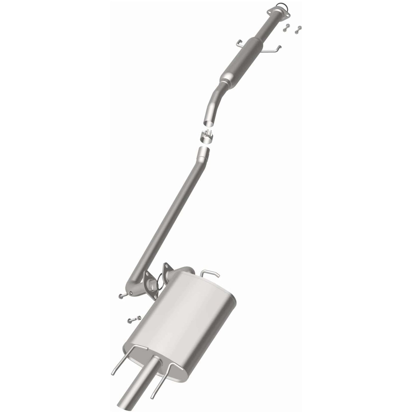 BRExhaust Stainless Steel Direct-Fit Replacement Exhaust System 116-0274