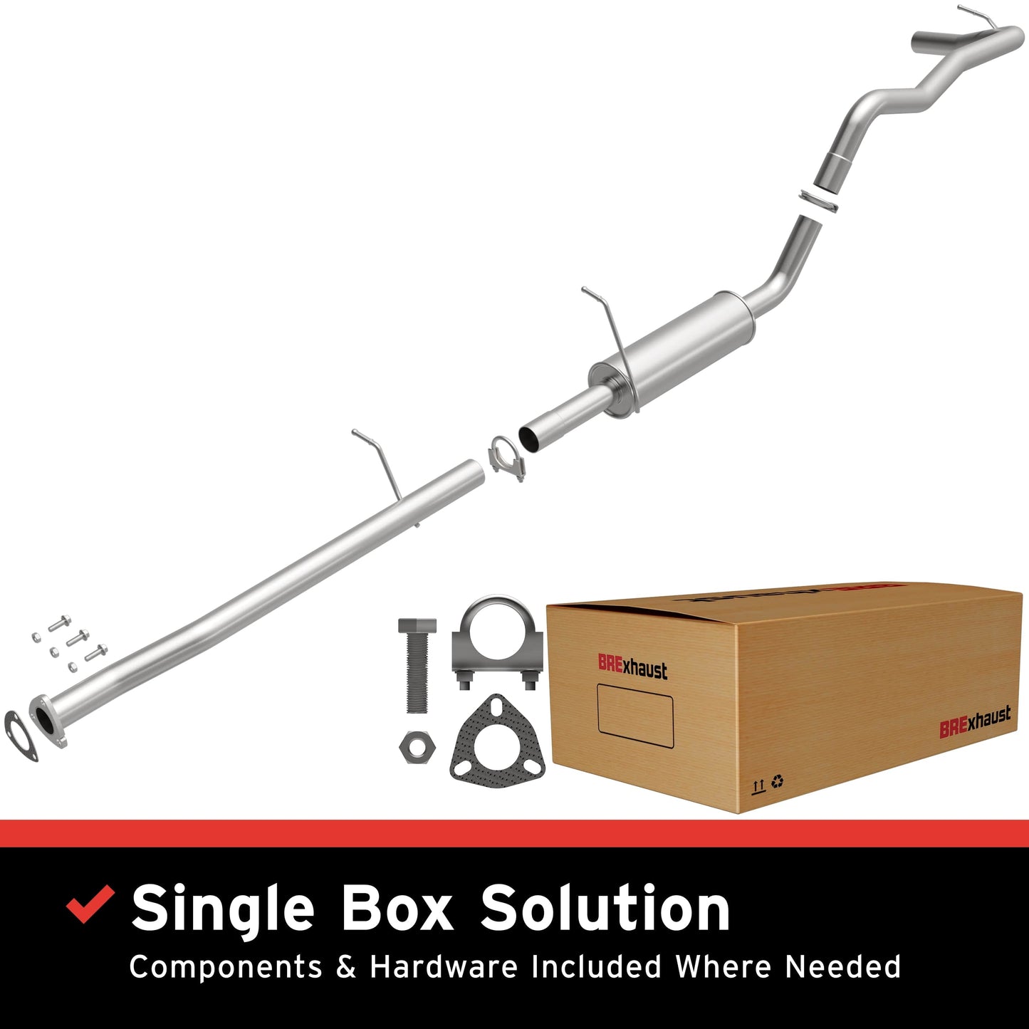 BRExhaust Direct-Fit Replacement Exhaust System 106-0650