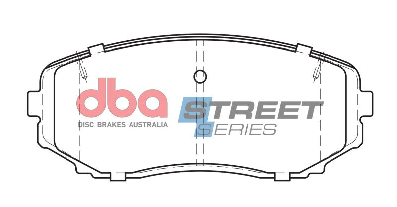 DBA Street Series Front Brake Pads | Ford Edge AWD (07-14) (DB1916SS)