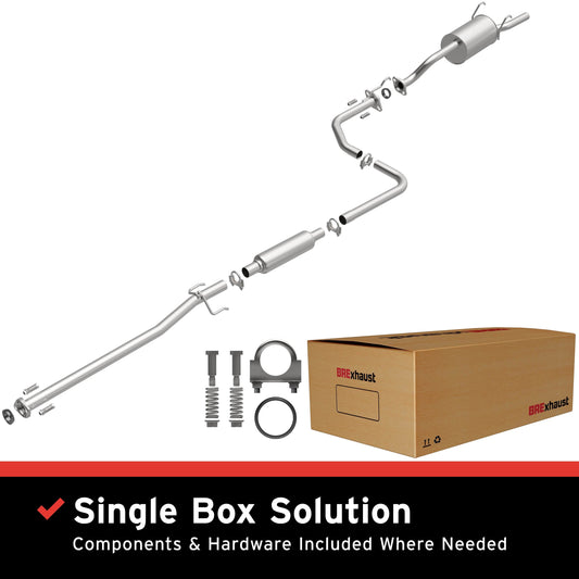BRExhaust 1996-2000 Honda Civic 1.6L Direct-Fit Replacement Exhaust System