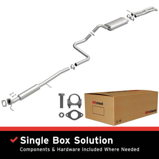 BRExhaust 2011-2019 Ford Fiesta 1.6L Direct-Fit Replacement Exhaust System