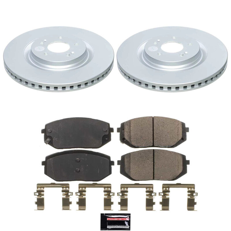 PowerStop 21-23 Hyundai Sonata Front Z17 Coated Brake Kit (CRK9209)