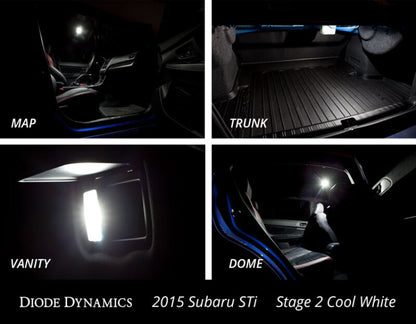 Diode Dynamics Interior Light Kit Stage 2 | Subaru WRX (14-21)