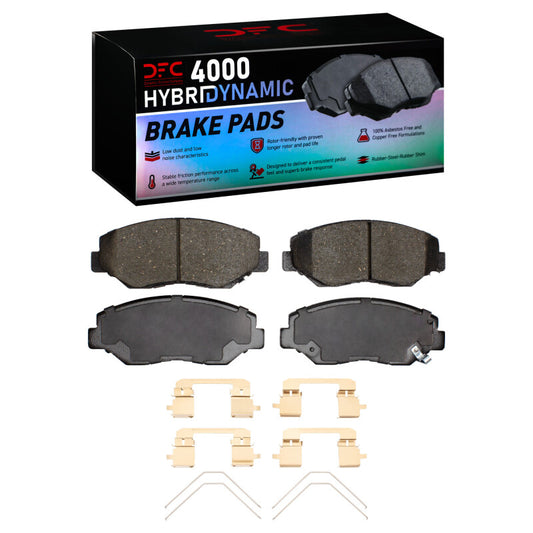 DFC 05-16 Honda Civic/ILX HybriDynamic Brake Pads & Hardware (4000-0914-03)