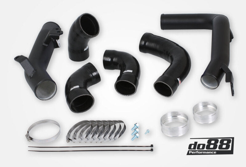 do88 TR-260-PT8-DO88-S Intercooler Black Hoses For Volvo S60 V60 XC60 V90 S90 XC90