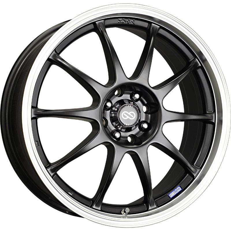 Enkei J10 Matte Black | 16x7" +42mm | 4x100/114.3mm Wheel