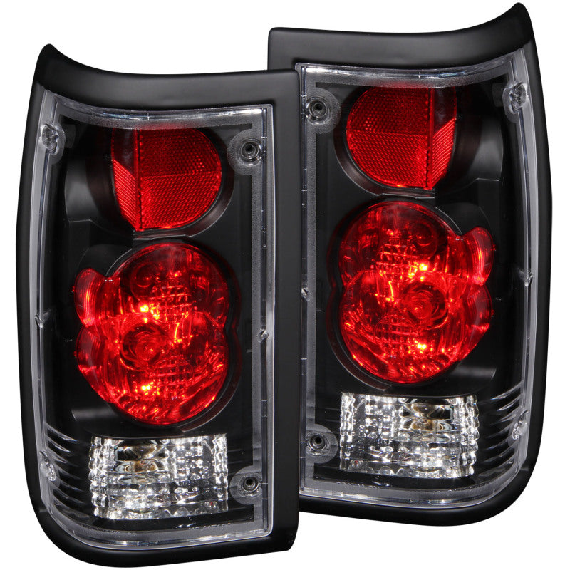 ANZO LED Black Taillights Pair | Mazda B2000 (86-93) (211113)