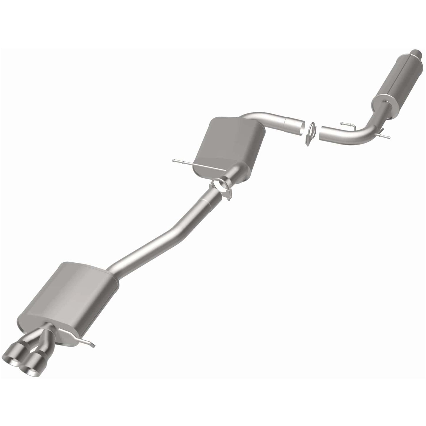 BRExhaust 2012-2014 Volkswagen Jetta 2.5L Direct-Fit Replacement Exhaust System