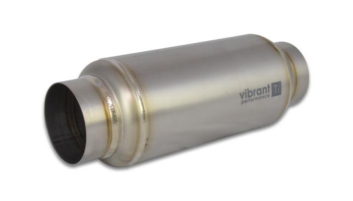 Vibrant 17540 Titanium Resonator 4in Inlet/Outlet 16in Long