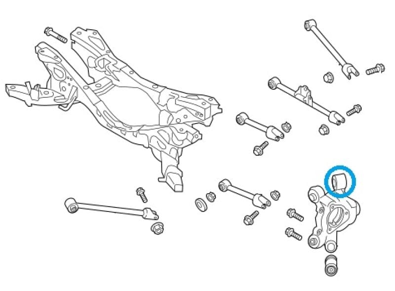SuperPro 16-24 Mazda MX-5 Miata ND Rear Toe Control Arm Outer Bush Kit
