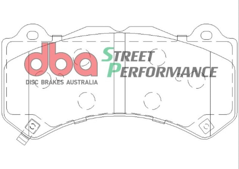 DBA Front Street Performance Brake Pad Kit | Nissan GT-R R35 (07-22) (DB2375SP)