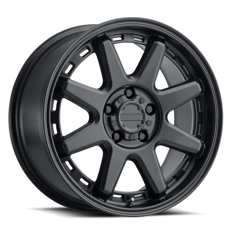 Raceline 947 Scout Satin Black | 15x8" -24mm | 5x114.3mm Wheel