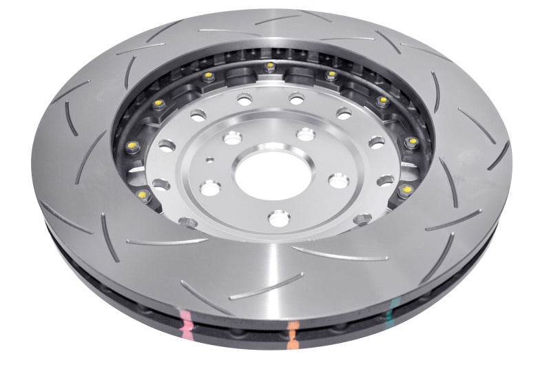 DBA 5000 Series T3 Slotted 2-Pc Silver Hat Rotor | Audi RS3 4V Sedan (06-17) (DBA53004SLVS)