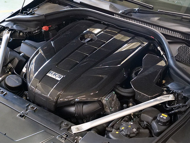 HKS Carbon Engine Cover - Toyota Supra A90 3.0 Turbo 2020+