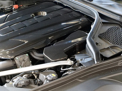 HKS Carbon ECU Cover - Toyota Supra A90 3.0 Turbo 2020+