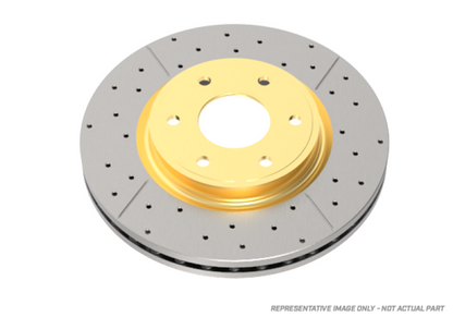 DBA 272mm Rear Drilled & Slotted Street Series Rotor | Volkswagen Golf (10-18) (DBA2814X)