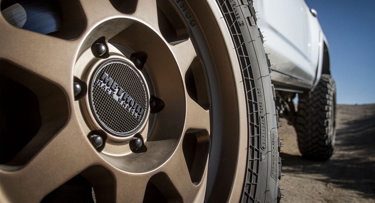 (set of 4) Method MR701 Bronze | 17x8.5" +0mm | 6x5.5in Wheel
