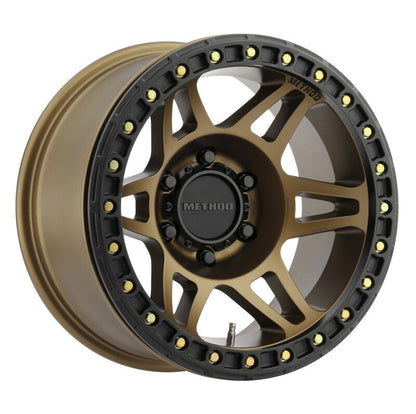 (set of 4) Method MR106 Beadlock Bronze | 17x9" -44mm | 6x5.5in Wheel