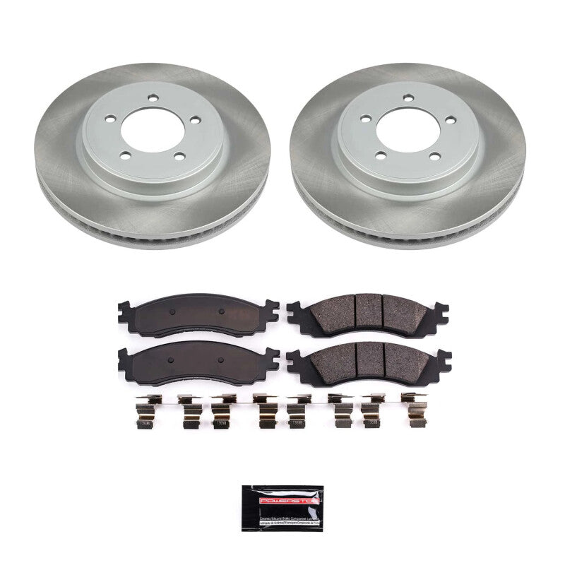PowerStop 06-10 Mercury Mountaineer Front Semi-Coated Rotor Kit (SC1441)