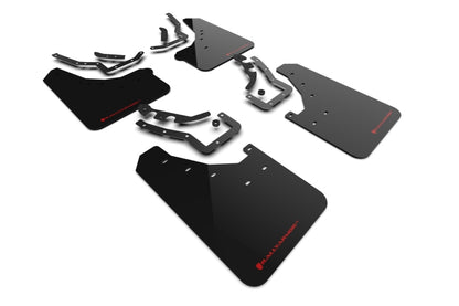 Rally Armor MF114-UR-BLK-RD Black Mud Flap/Red Logo For 24 Toyota Tacoma