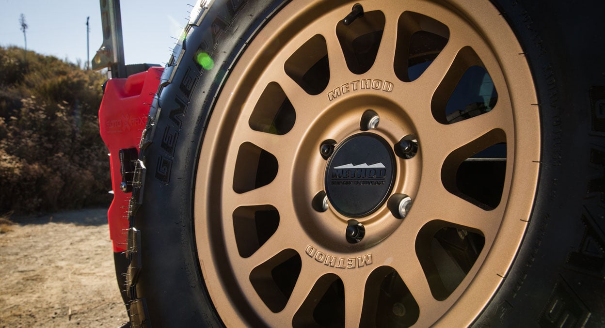 (set of 4) Method MR703 Bronze | 17x9" -12mm | 8x6.5in Wheel