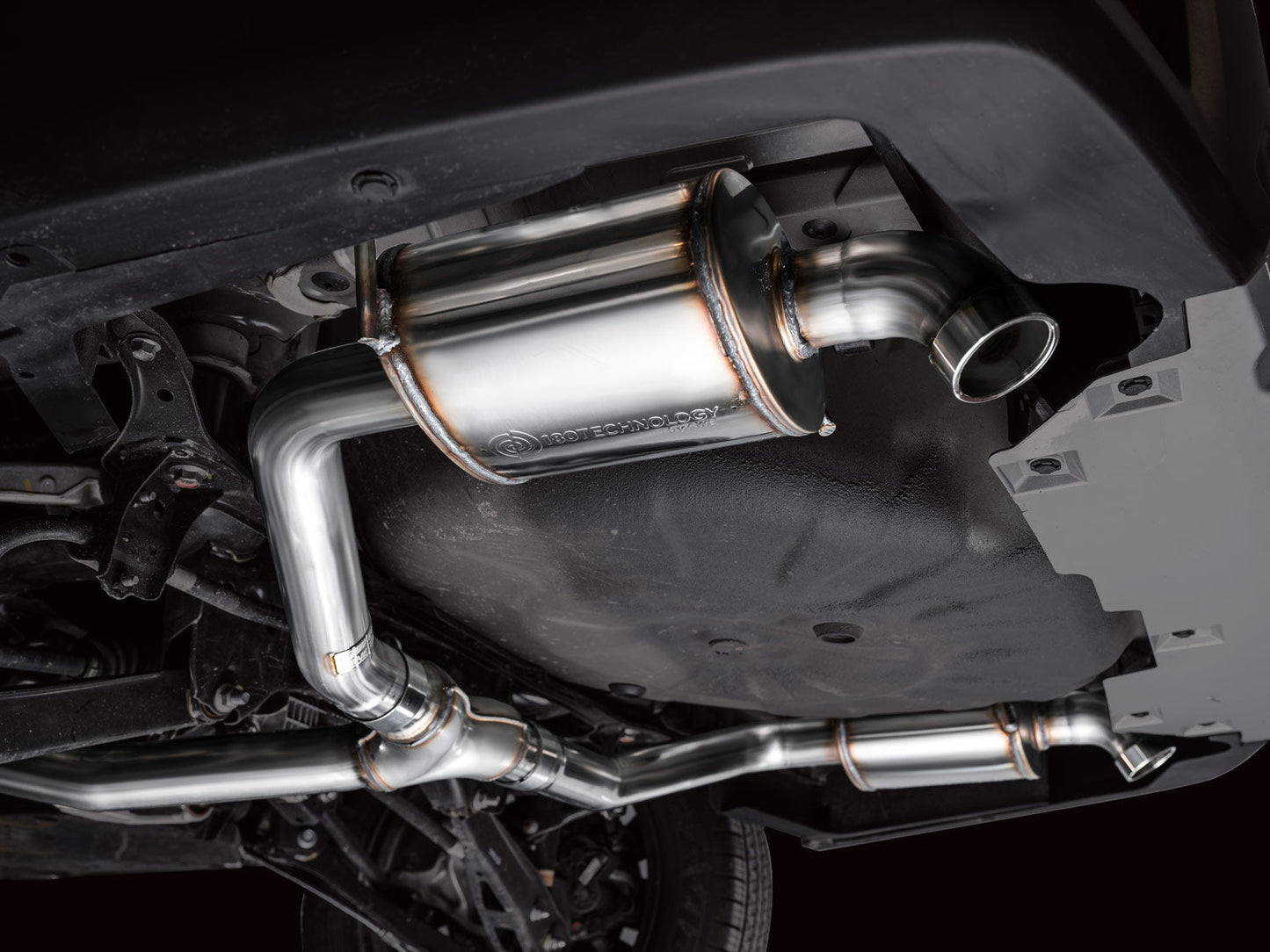 AWE Tuning 20-25 Subaru Outback (Wilderness & XT) 0FG Catback Exhaust w/Dual BashGuards (3015-38246)