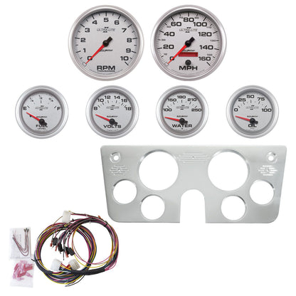 AutoMeter 67-72 Cheverolet Truck Direct Fit Dash Kit - ULTRA-LITE II (7045-14)