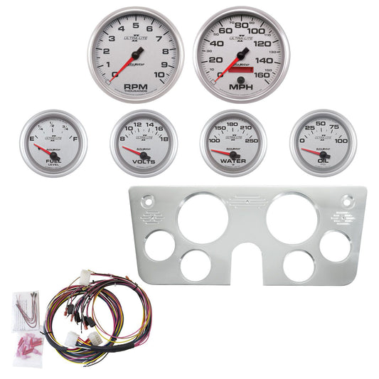 AutoMeter 67-72 Cheverolet Truck Direct Fit Dash Kit - ULTRA-LITE II (7045-14)