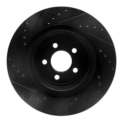 DFC D&S Black Brake Rotor (REAR RIGHT): Dodge Charger (06-23)